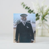 RMS Titanic Kapitein Edward Smith  Briefkaart (Staand voorkant)