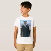 RMS Titanic Kapitein Edward Smith  T-shirt (Voorkant volledig)