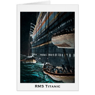 RMS Titanic Launching of the Lifeships 