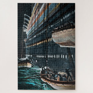 RMS Titanic Lifebots zijn minder goed Legpuzzel