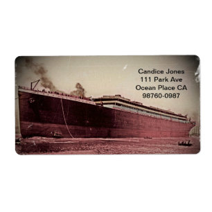 RMS Titanic Maiden Voyage Etiket