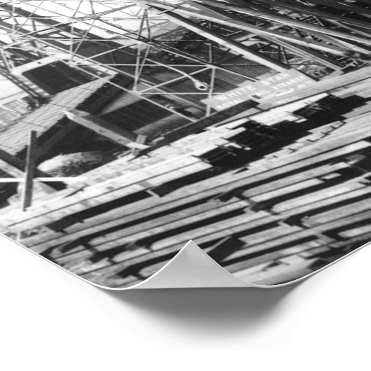  RMS Titanic op scheepswerf poster 16 x 20 inch (Hoek)