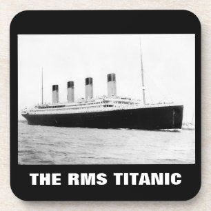 RMS Titanic Passenger Liner Bier Onderzetter
