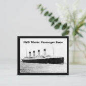 RMS Titanic Passenger Liner Briefkaart (Staand voorkant)