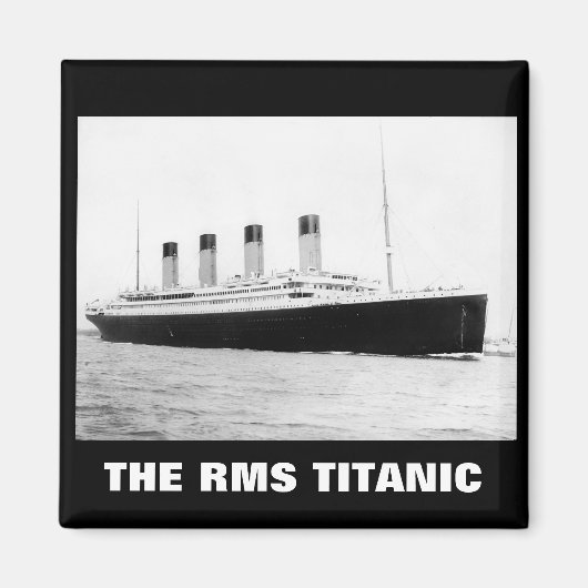 RMS Titanic Passenger Liner Magnet Magneet (Voorkant)