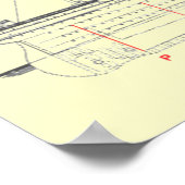 RMS Titanic Passenger Liner Side View Poster (Coin)