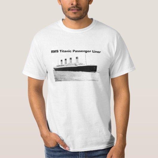 RMS Titanic Passenger Liner T-shirt (Voorkant)