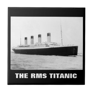 RMS Titanic Passenger Liner Tegeltje