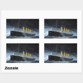RMS Titanic Rechthoekige Sticker (Vel)