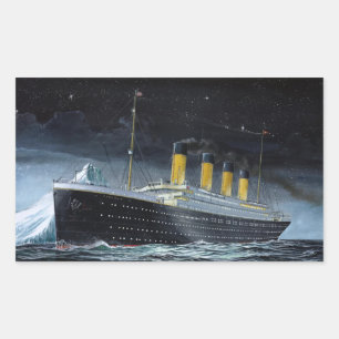 RMS Titanic Rechthoekige Sticker