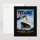 RMS Titanic Travel Ad Briefkaart (Voorkant / Achterkant)