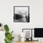 RMS Titanic voor vertrek Poster (Thuiskantoor)