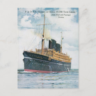 RMS Viceroy of India Briefkaart