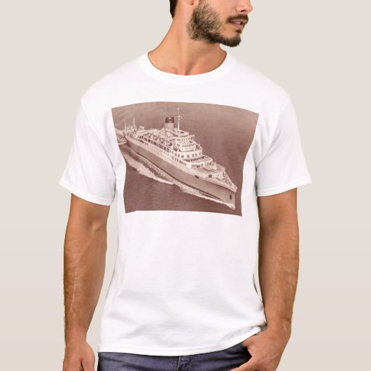 RMS Windsor Castle, Union Castle-lijn T-shirt (Voorkant)