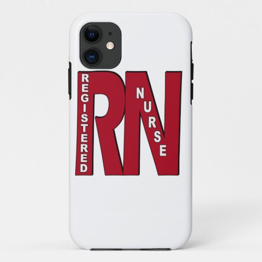 RN BIG RED REGISTERED NURSE Case-Mate iPhone CASE (Achterkant)