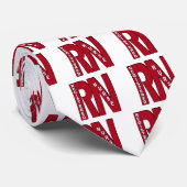 RN BIG RED STROPDAS (Opgerold)