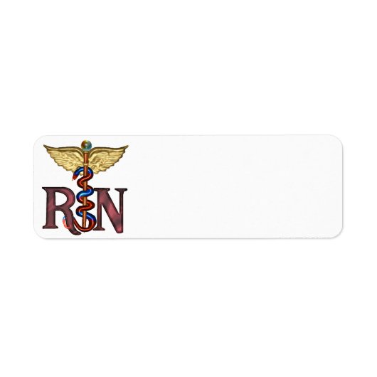 RN Caduceus Etiket (Voorkant)