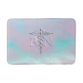 RN Caduceus Medical Moeder Pearl Decor Badmat (Voorkant)