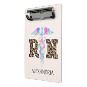 RN geregistreerde luipaard Mini Klembord (Angled2)