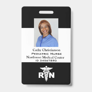 RN Geregistreerde Verpleegster Naam Badge Scanner