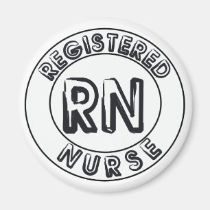 RN GEREGISTREERDE VERSE LOGO BADGE MAGNEET