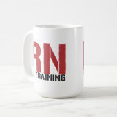 RN in opleiding (verpleegstudent) Koffiemok (Voorkant links)
