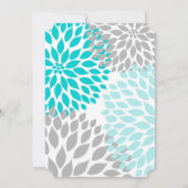 RN Infirmière cérémonie d'épingle invitations turq (Dos)