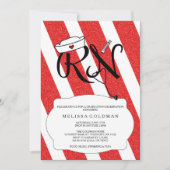 RN Infirmière diplômée invitations amusants partie (Devant)