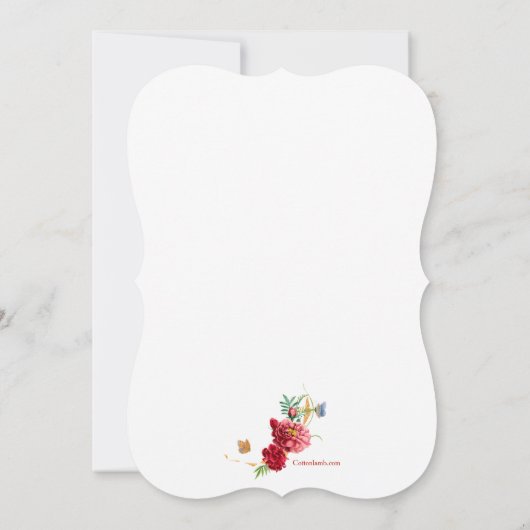 RN Invitation florale (Dos)