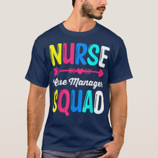 RN LPN Nursing Squad Nurse Hoesje Manager Squad T T-shirt