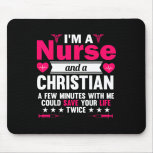Rn Lvn Cna Nurse Afstudeerder Christelijk Cool Nur Muismat