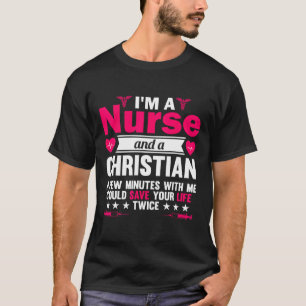 Rn Lvn Cna Nurse Afstudeerder Christelijk Cool Nur T-shirt