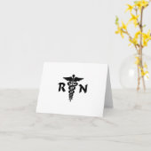 RN Medisch symbool Kaart (Gele Bloem)