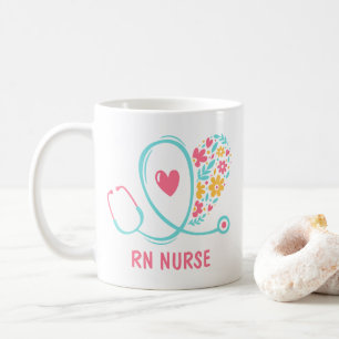 RN Nurse Cadeau Café Mug