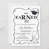 RN Nursing Graduation Party Uitnodiging (Voorkant)