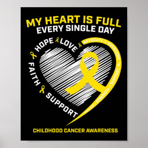 RN Pediatric Oncologist Bewustzijn van kinderkanke Poster