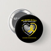 RN Pediatric Oncologist Bewustzijn van kinderkanke Ronde Button 5,7 Cm (Voorkant /achterkant)