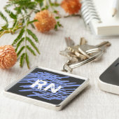 RN sleutelhanger vierkant of rond (Zijkant)