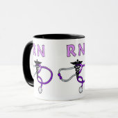 RN Stethoscoop Mok (Voorkant links)