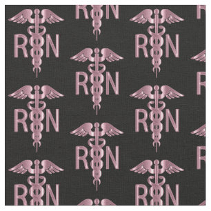 Rn.t. geregistreerd zuster - Roos Gold Pattern Stof