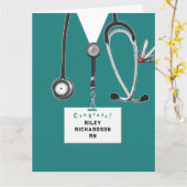 RN Verpleegkundige Afstuderen Kaart (Gele Bloem)