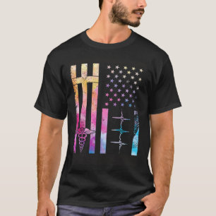 RN-verpleegster Christelijke Jezus SEH-verpleegste T-shirt