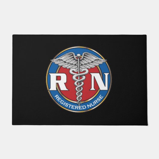 RN verpleegster Deurmat (Voorkant)