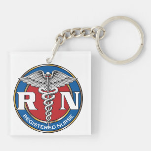 RN verpleegster Sleutelhanger