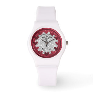 RN Verplegers LPN   Caduceus Symbool Harten Horloge