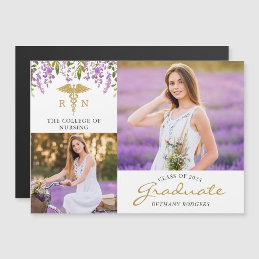 RN Verzachtend Afstuderen 2 Fotoaankondiging Magne (Voorkant / Achterkant)