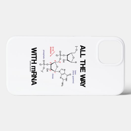 RNA Messenger RNA Molecular Bio Case-Mate iPhone Case (Achterkant (horizontaal))