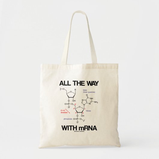RNA Messenger RNA Molecular Bio Tote Bag (Voorkant)