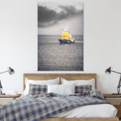 RNLI Lifeboot Canvas Afdruk (Insitu (Slaapkamer))