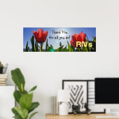 RN's Dank je posters prints Verpleegkundige Week V (Thuiskantoor)